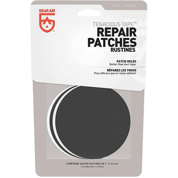 Gear Aid Tenacious Tape Repair Patches - Clear/Black záplata
