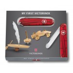 Victorinox My First – transparentný červený